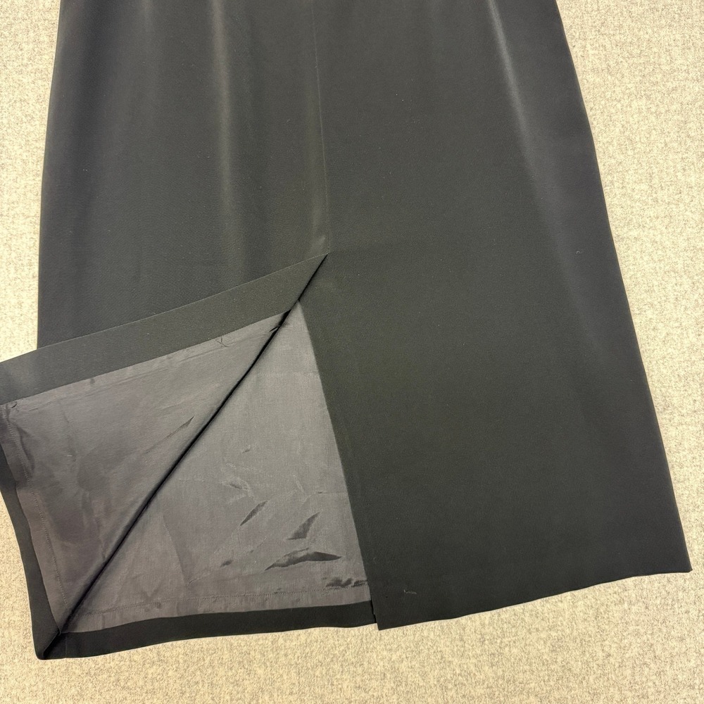 Liz Elana | Maxi Skirt | Size 16 | Black | Lined Back Vent Professional Evening - Picture 9 of 10